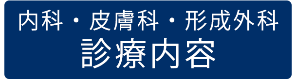 内科・皮膚科・形成外科｜診療内容